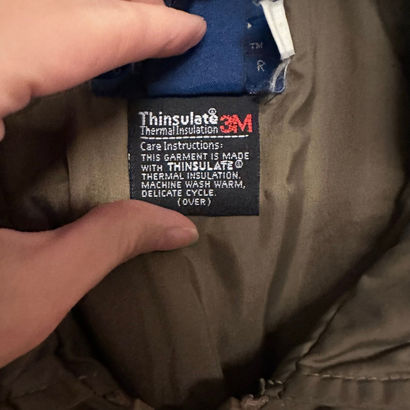 Vintage Men's Duckster Windbreaker Jacket size large Brown Purple insulated - Picture 3 of 12